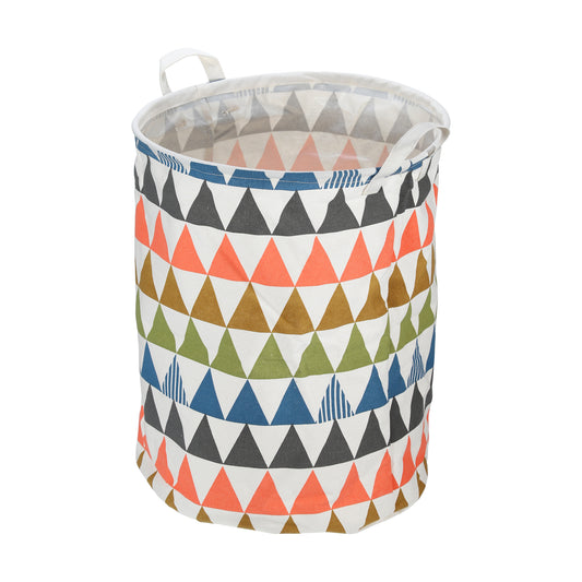 Foldable Cylindrical Laundry Basket for Laundry Room 15.75"x13.78" 40L Assorted Color