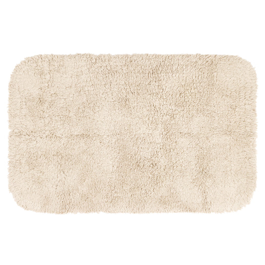 100% Cotton Mat Rug, Plush Water Absorbent Luxury Rectangular for Bathroom Vanity