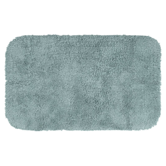 100% Cotton Mat Rug, Plush Water Absorbent Luxury Rectangular for Bathroom Vanity