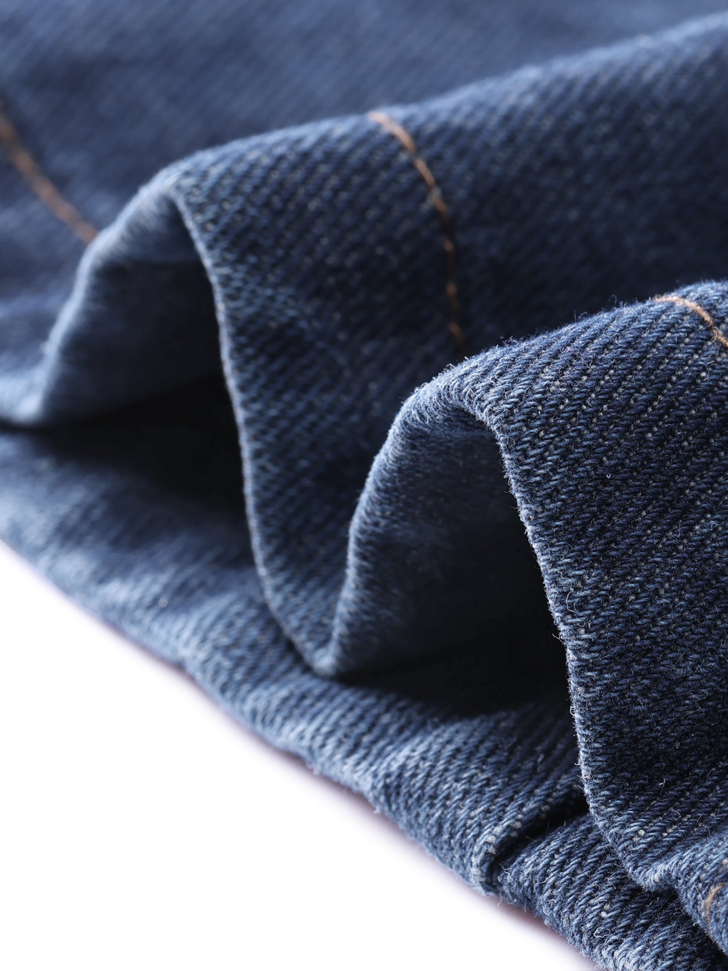 Women's Long Denim Skirt High Waisted Flap Pocket A-Line Jean Skirt