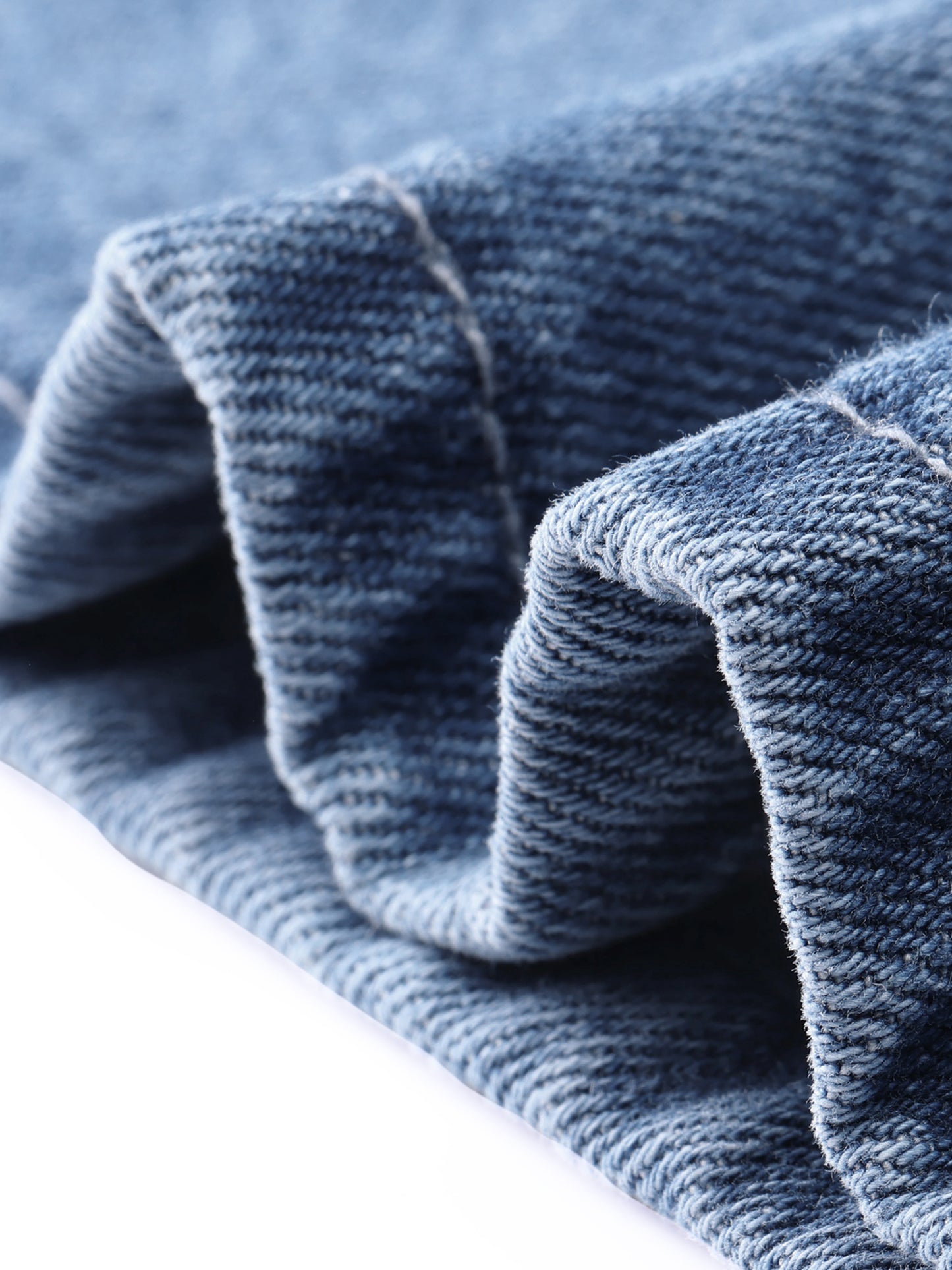 Falda vaquera larga de cintura alta con bolsillo y solapa para mujer