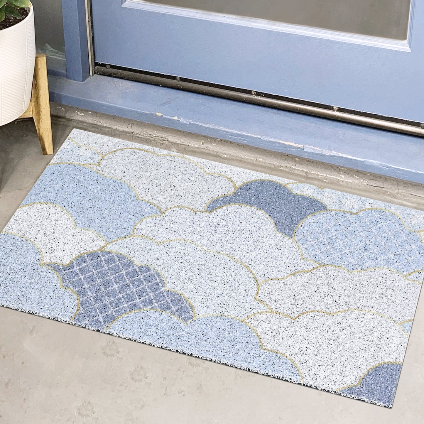Door Mat Outdoor Indoor Front Doormat Non Slip Durable Entrance Rugs for Front Door