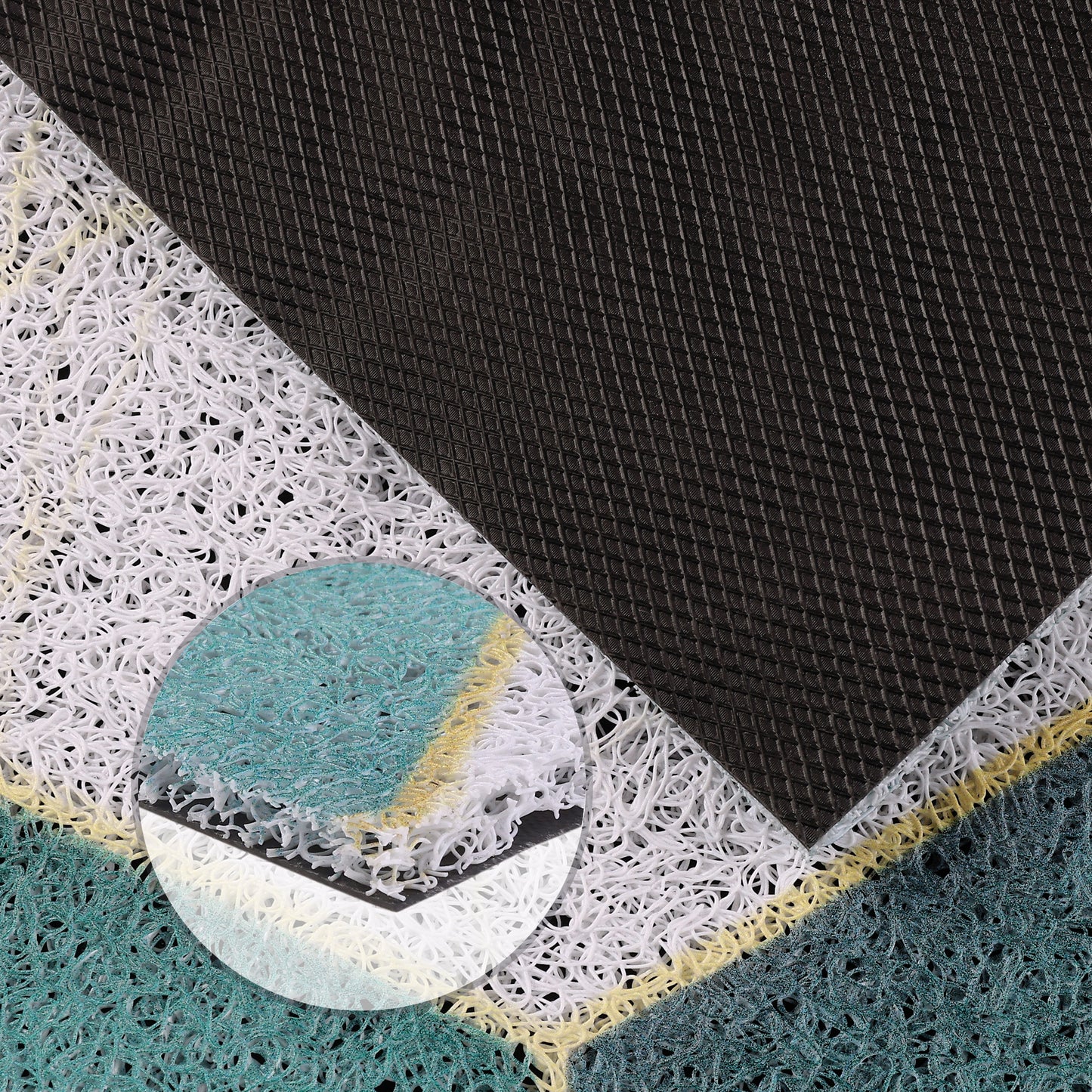 Non Slip Front Inside Large Waterproof Rubber Kitchen Mats and Interior Home Washable Door Mats