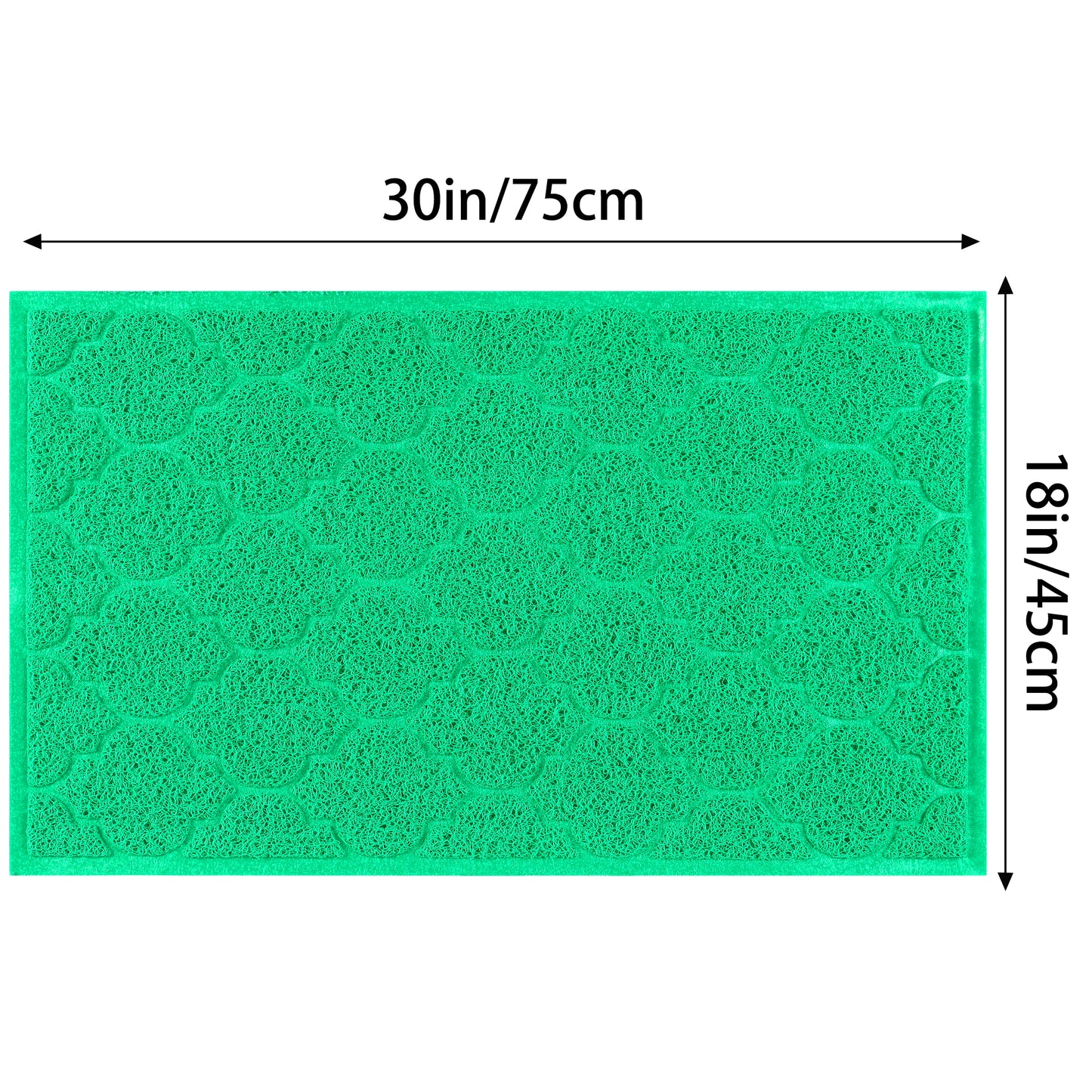 Front Door Mat Entryway Low Profile Design Floor Mat Solid Color Durable Dust Mats