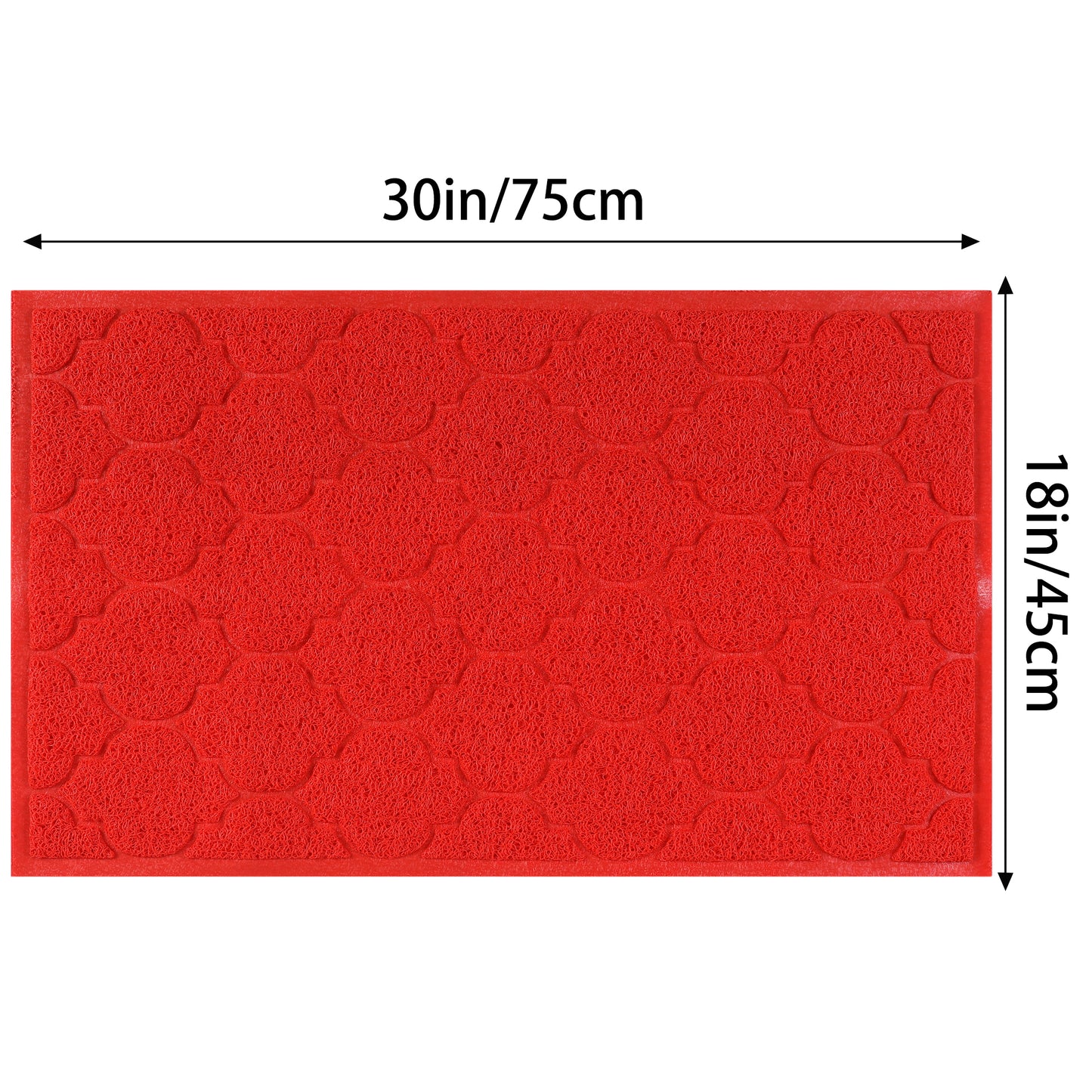 Front Door Mat Entryway Low Profile Design Floor Mat Solid Color Durable Dust Mats