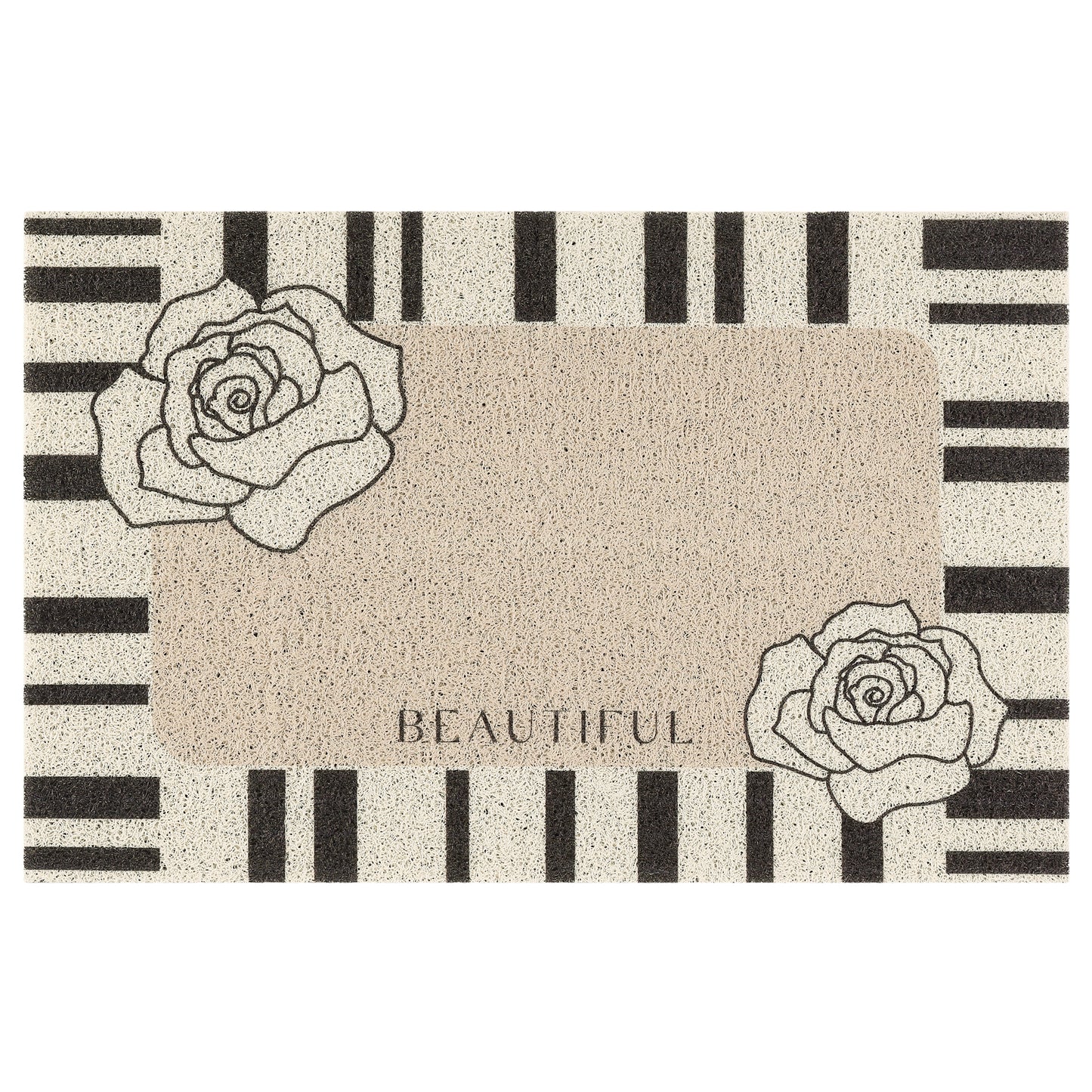 Geometric Modern Outdoor Door Mat, Entry Mat Resist Dirt Non-Slip Washable Thin Door Mats