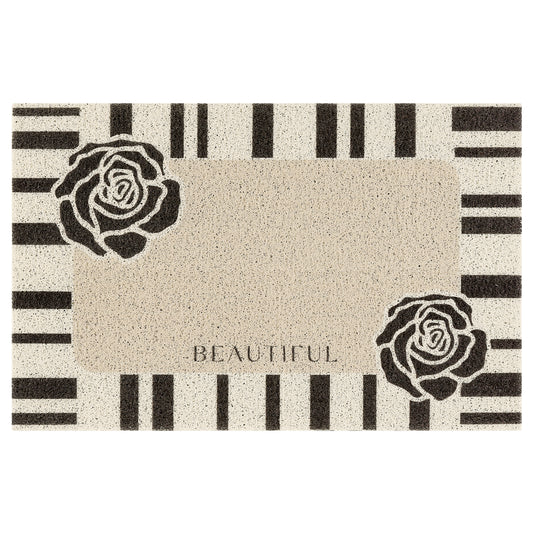 Geometric Modern Outdoor Door Mat, Entry Mat Resist Dirt Non-Slip Washable Thin Door Mats