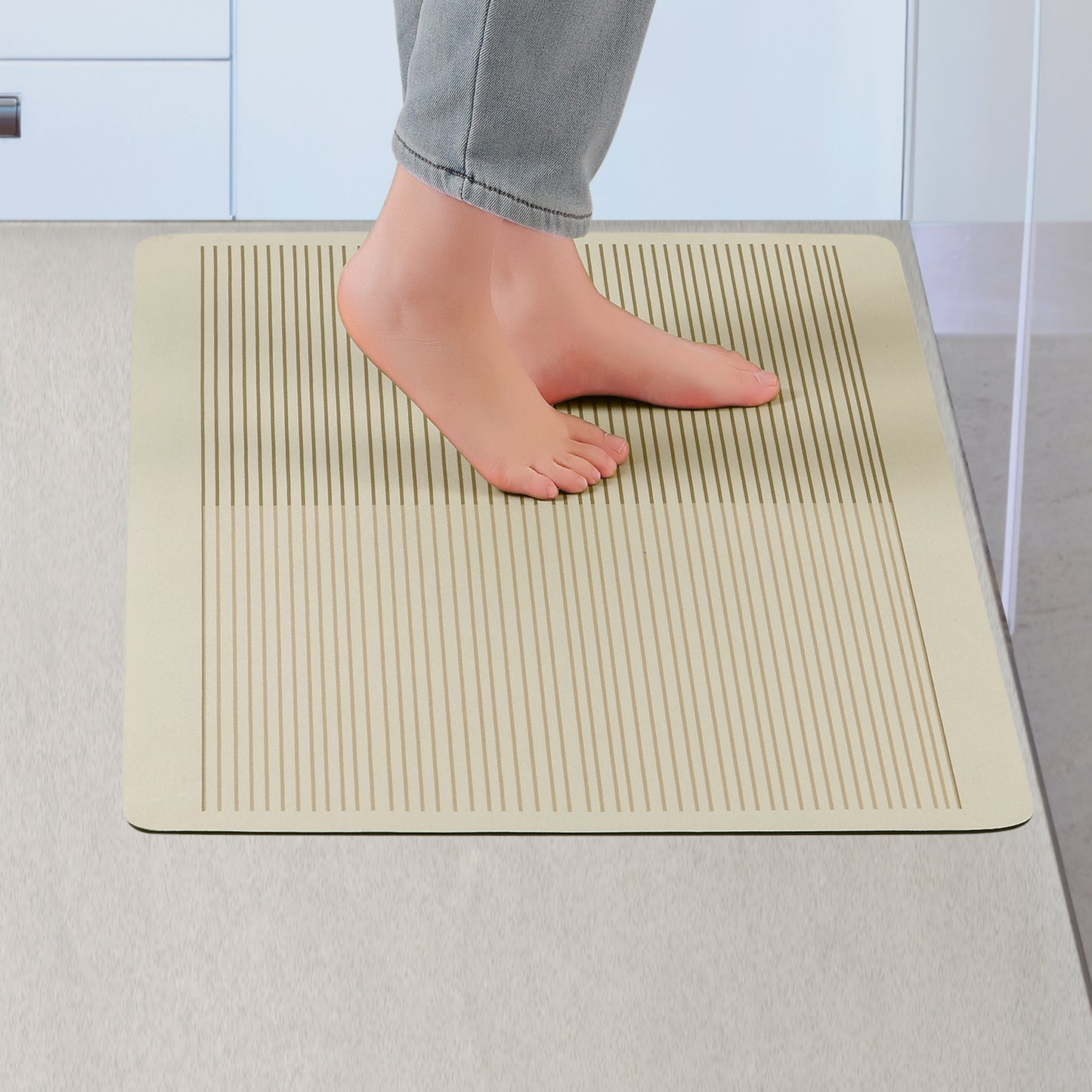 Modern Soft Comfort Kitchen Rug Absorbent Non Slip Kitchen Mat Washable Mats for Floor