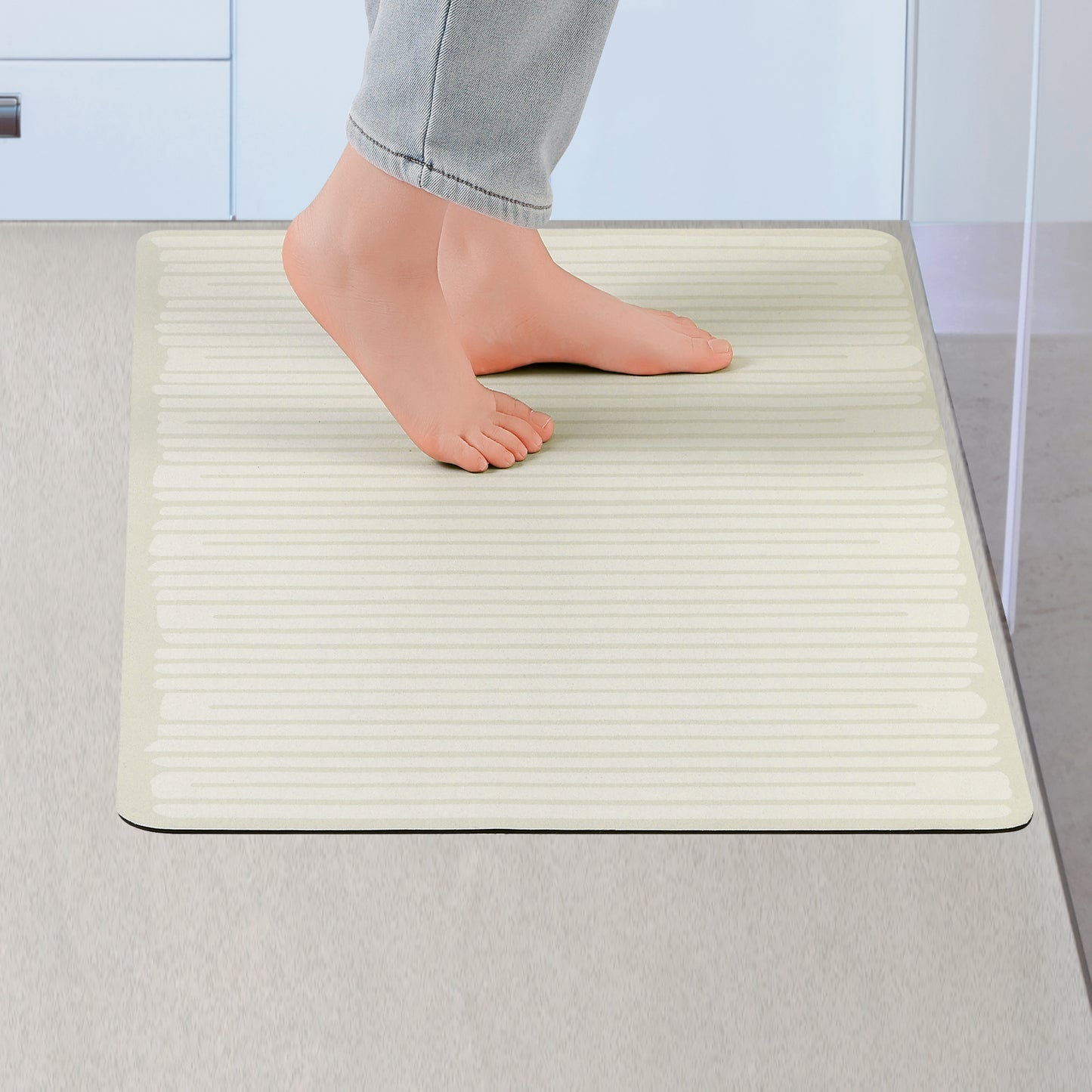 Modern Soft Comfort Kitchen Rug Absorbent Non Slip Kitchen Mat Washable Mats for Floor