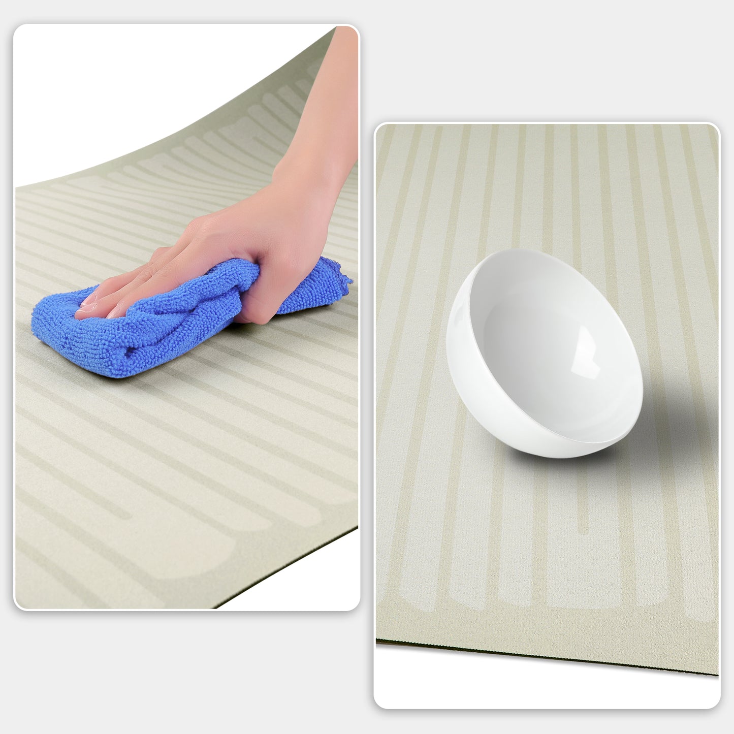 Modern Soft Comfort Kitchen Rug Absorbent Non Slip Kitchen Mat Washable Mats for Floor
