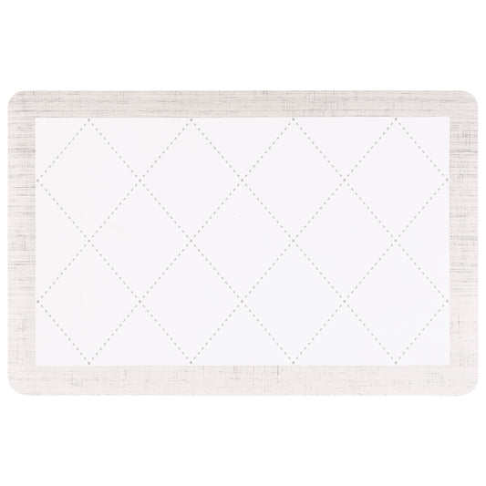 Geometry Kitchen Rug, Cushioned Anti-Fatigue Kitchen Floor Mats, Non Slip Waterproof Comfort Carpet