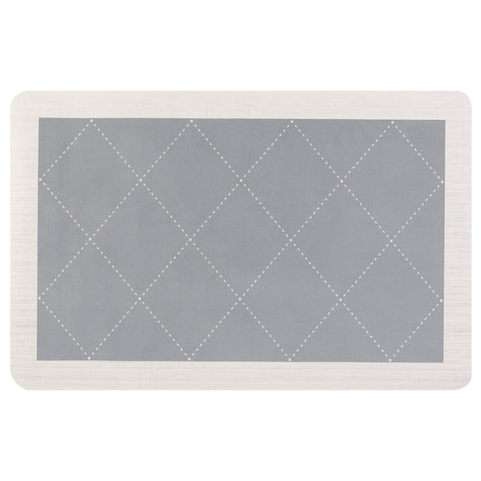 Geometry Kitchen Rug, Cushioned Anti-Fatigue Kitchen Floor Mats, Non Slip Waterproof Comfort Carpet