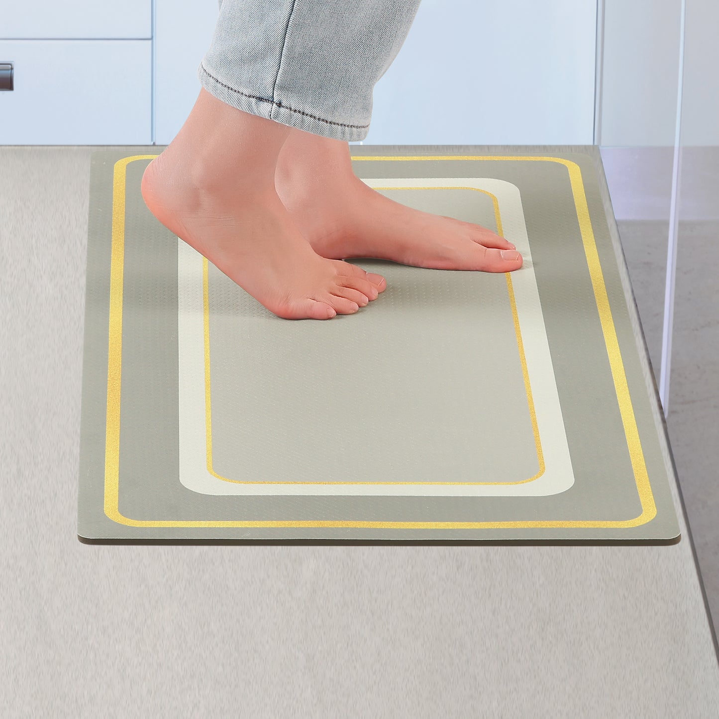 Kitchen Rugs and Kitchen Mats Non Skid Washable, Machine Washable Standing Mats