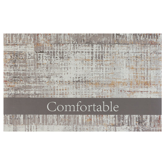 Letter Pattern Kitchen Mat 1 Piece Waterproof Anti Slip Kitchen Rug Comfort Standing Mats