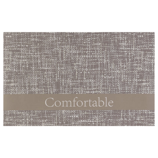 Letter Pattern Kitchen Mat 1 Piece Waterproof Anti Slip Kitchen Rug Comfort Standing Mats