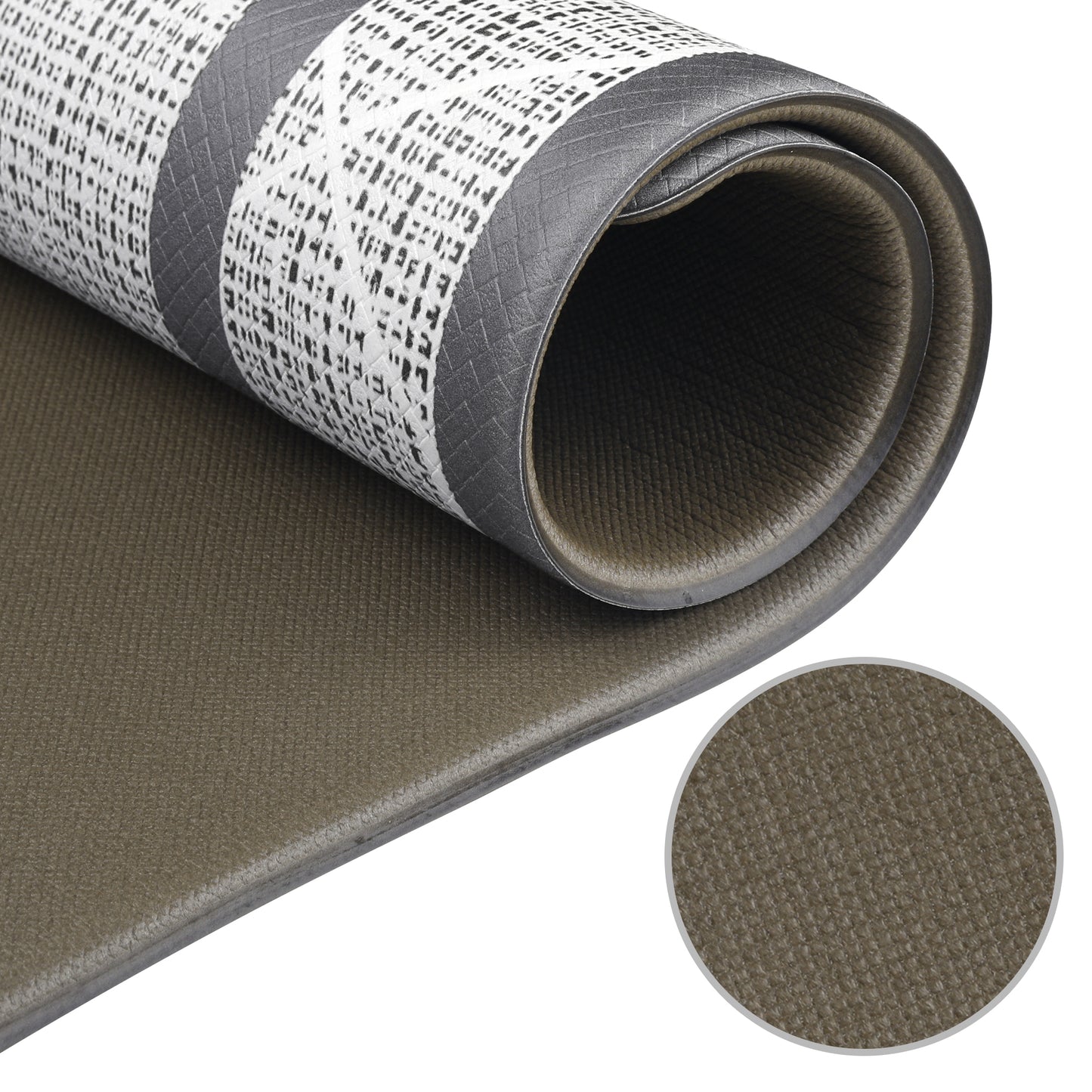 Geometry PVC Kitchen Mats, Waterproof Non-slip Washable and Oil Resistant Leather Kitchen Floor Mats