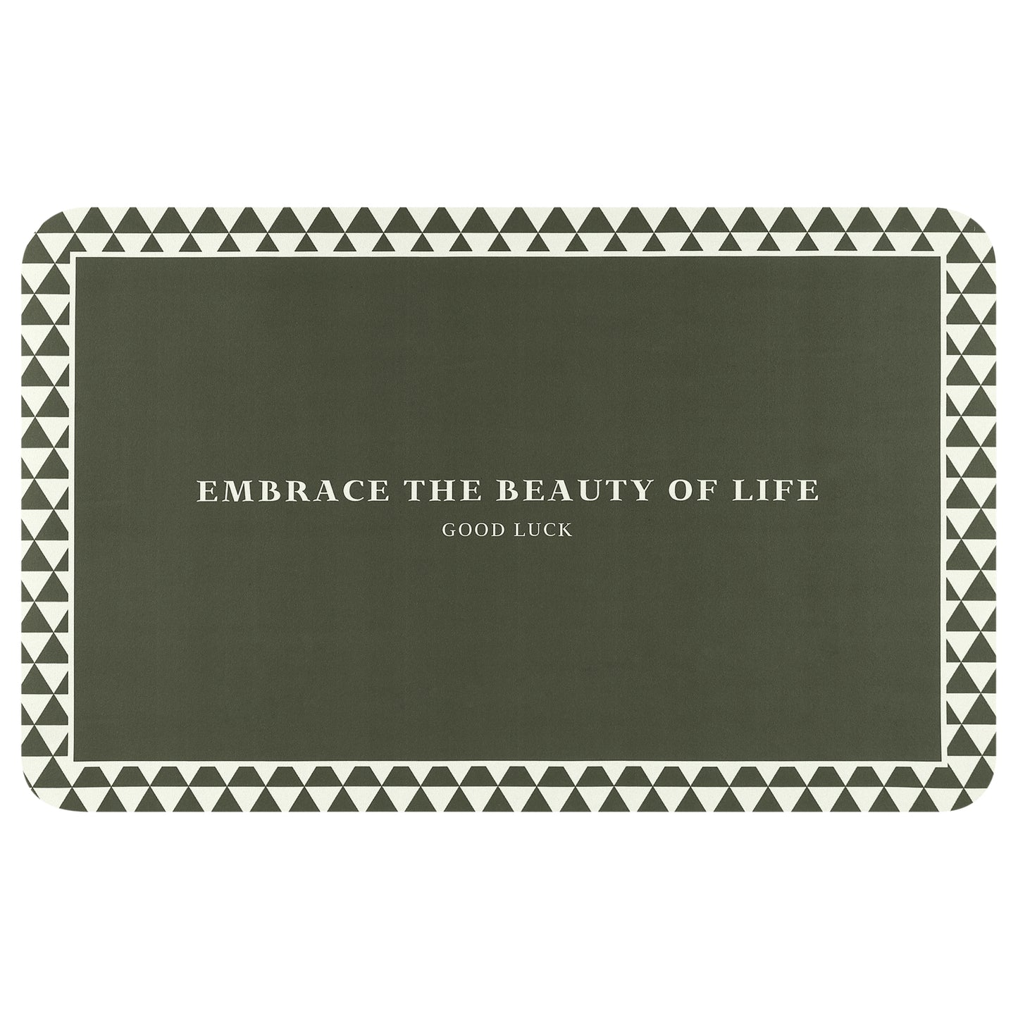 Abstract Geometric Pattern Kitchen Rug, Waterproof Non-Slip Soft Comfort Standing Kitchen Mats