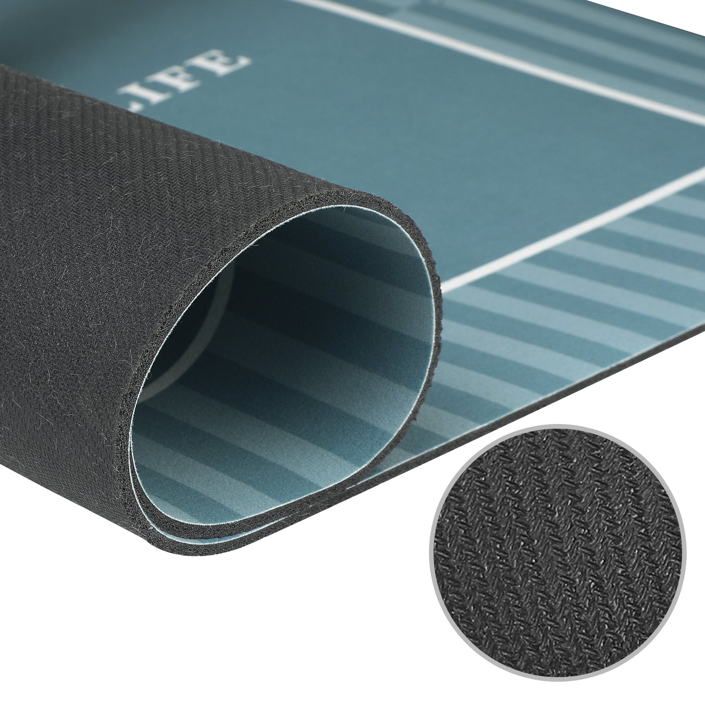 Abstract Geometric Pattern Kitchen Rug, Waterproof Non-Slip Soft Comfort Standing Kitchen Mats