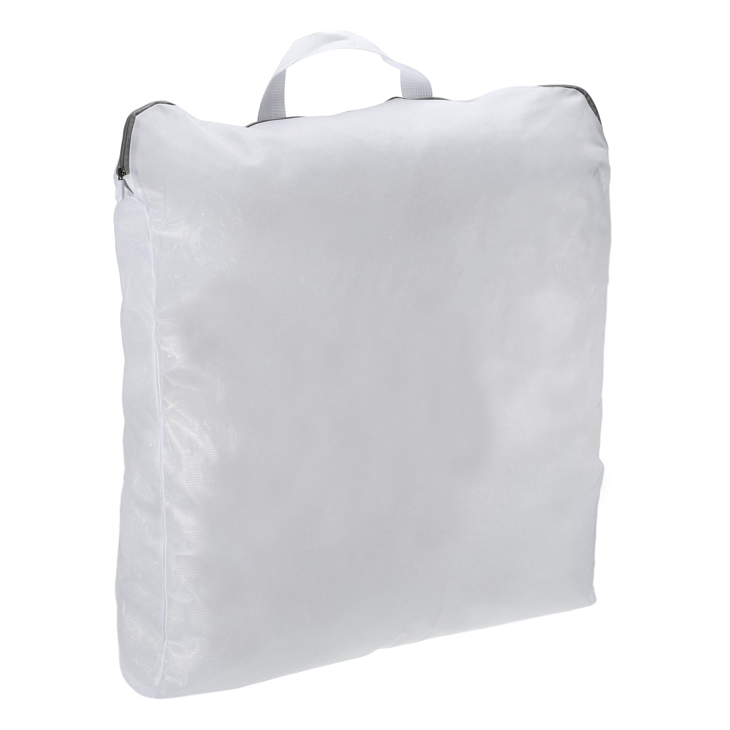 Portable Laundry Bag for Laundry Room 19.69"x3.94"x23.62" White Gray