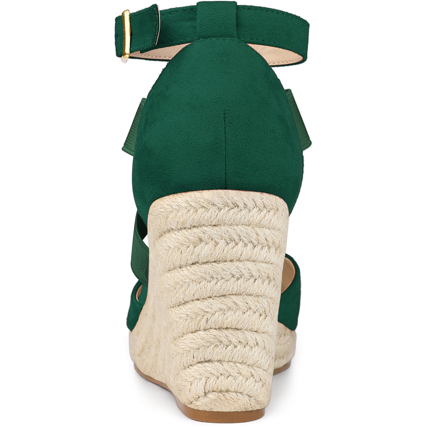 Women's Espadrilles Closed Toe Wedges Heels Sandals