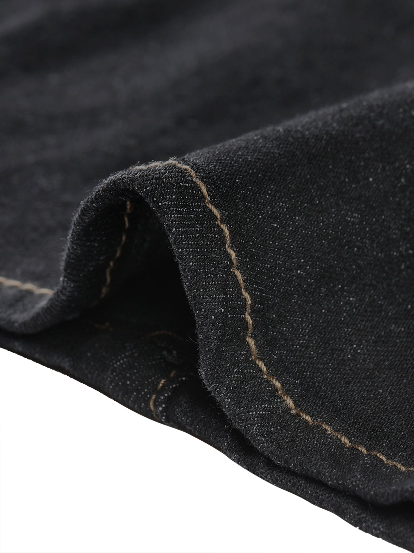 Falda vaquera midi ajustada de cintura alta con volantes y cola de pez para mujer