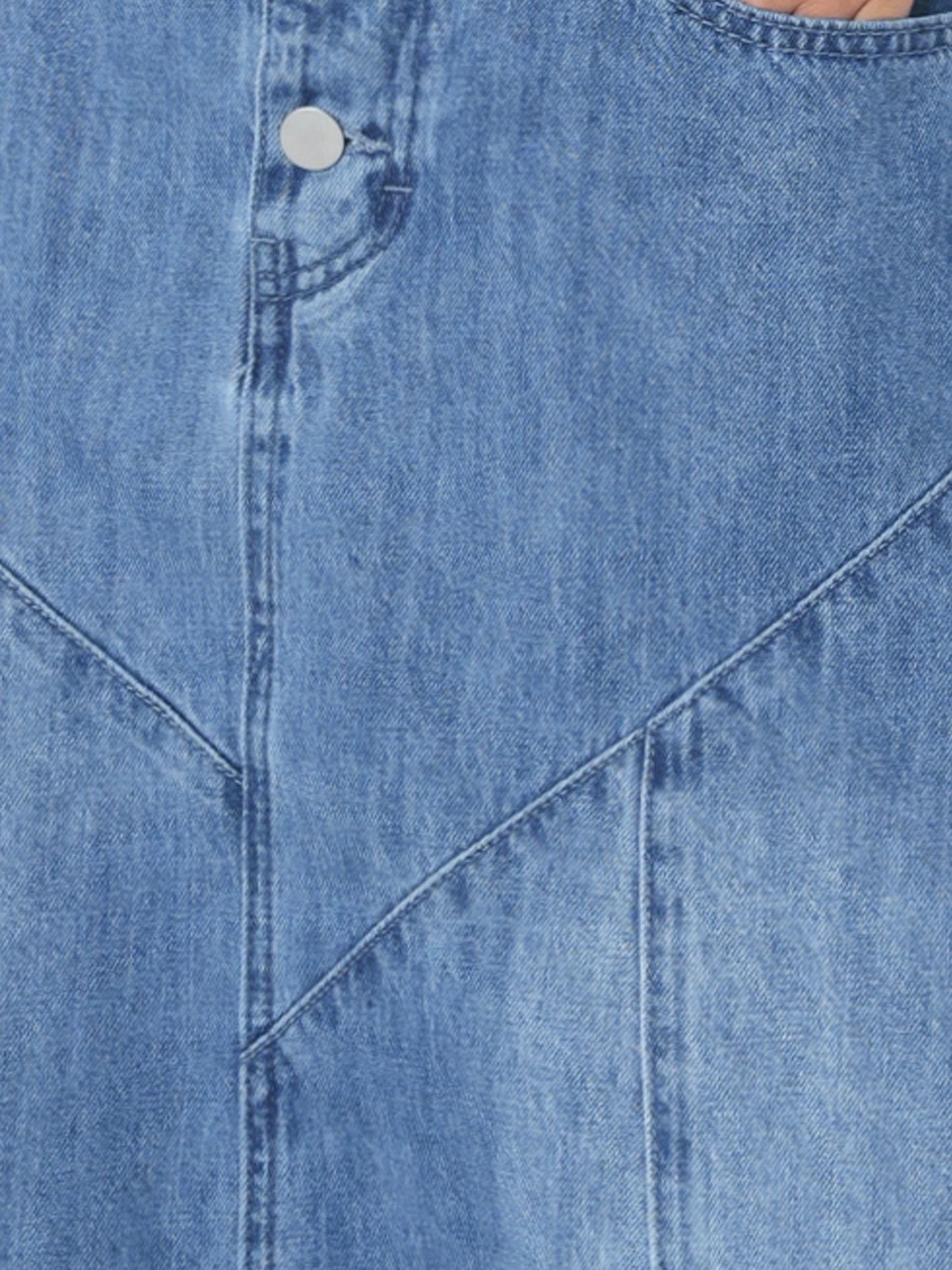 Women's Casual Denim Skirt High Waisted A-Line Flared Maxi Skirts