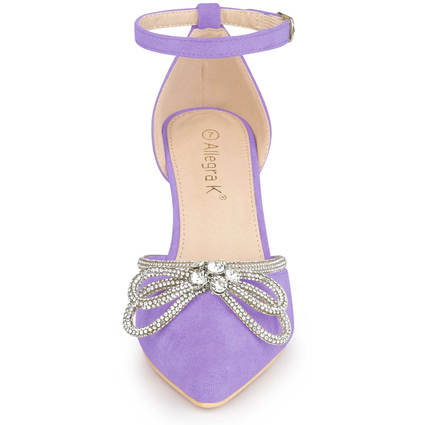 Women's Rhinestones Bow Wedding Shoes Stiletto Heel Sandals Pumps