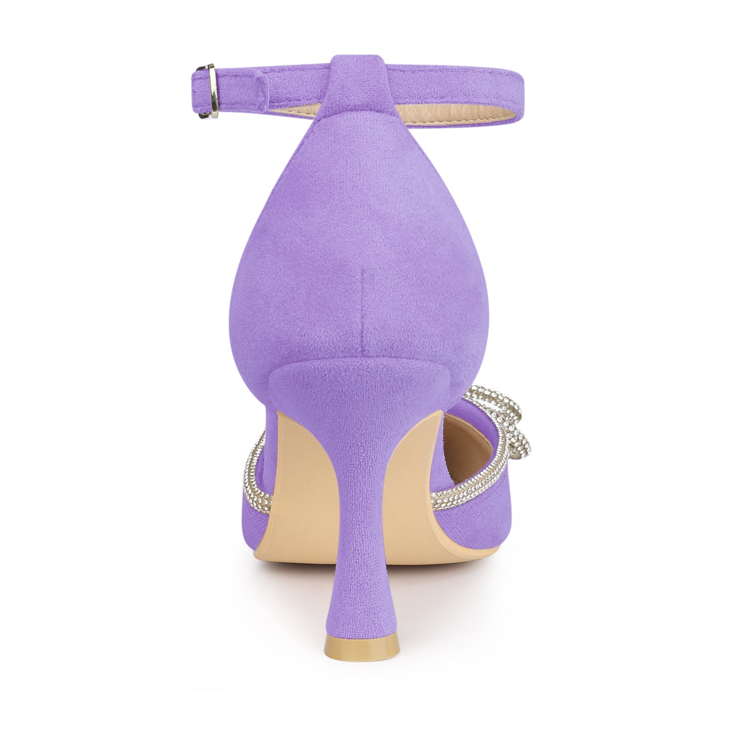 Women's Rhinestones Bow Wedding Shoes Stiletto Heel Sandals Pumps