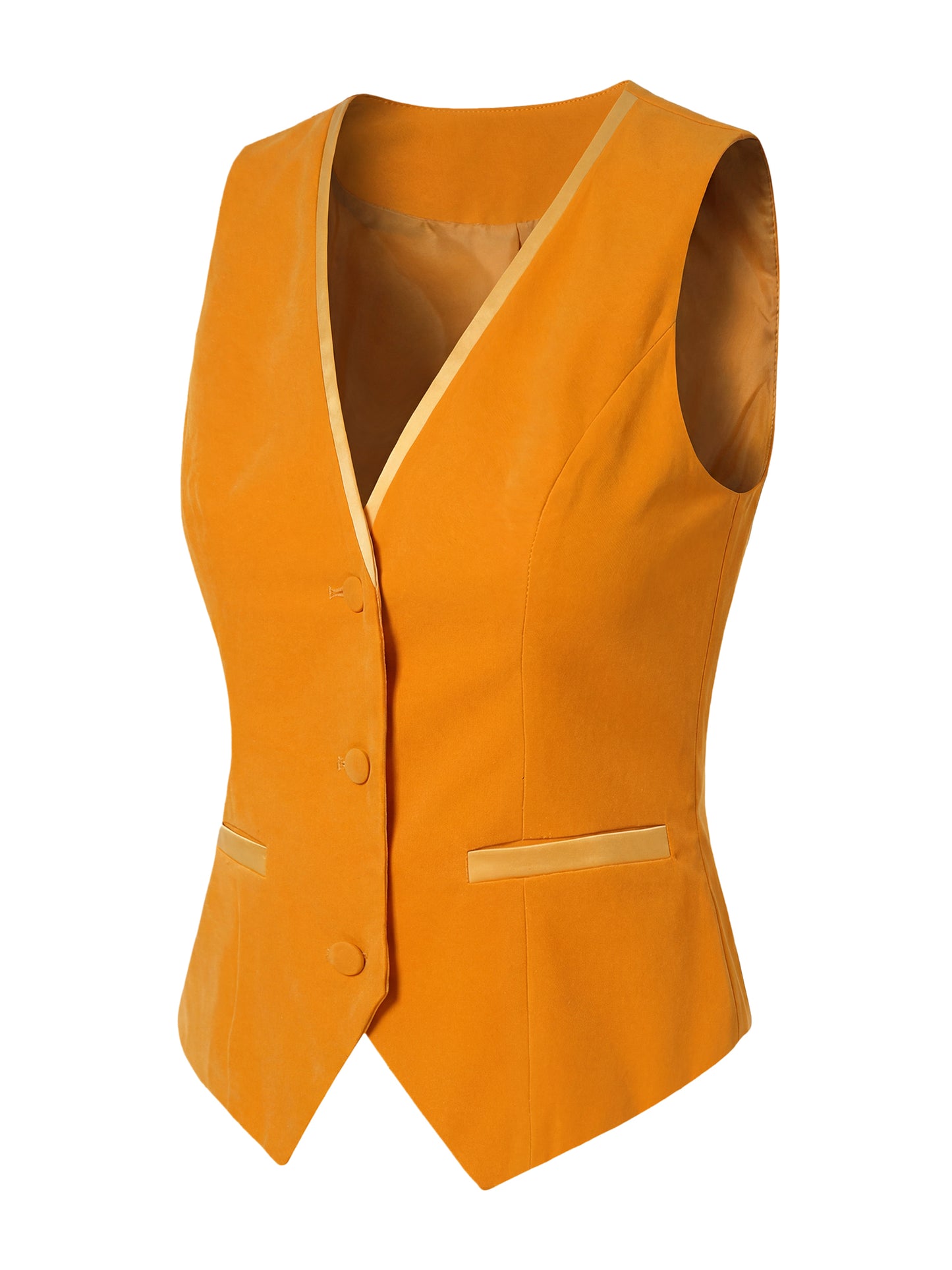 Women's Retro Sleeveless Steampunk Blazer Dressy Vest Velvet Suit Waistcoat (Available in Plus Size)