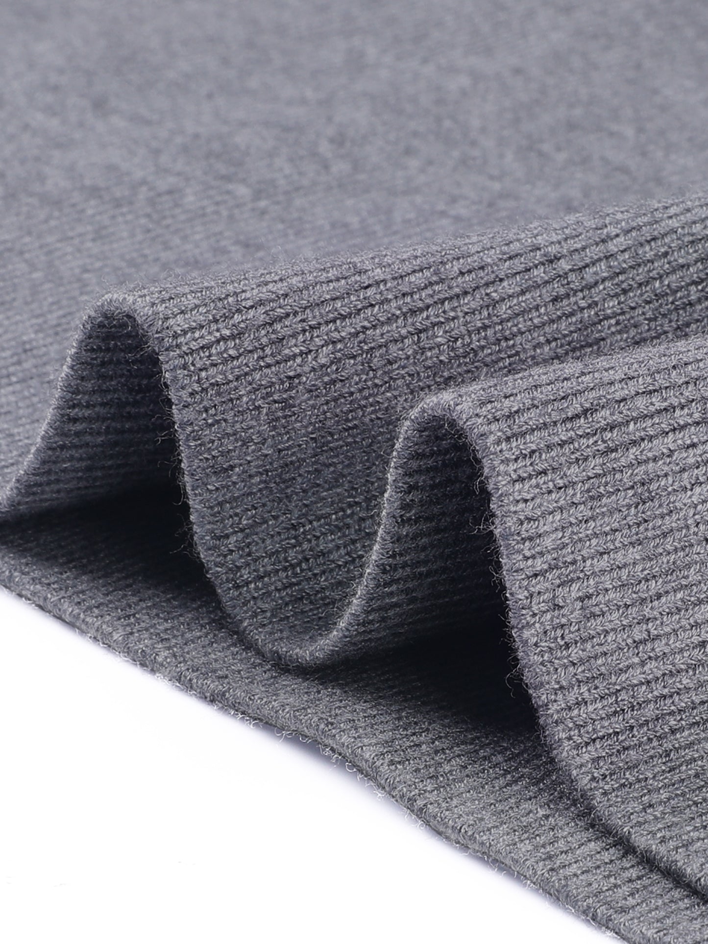 Women's Bodycon Skirt High Waist Stretchy Rib Knit Split Hem Slit Sweater Pencil Skirt