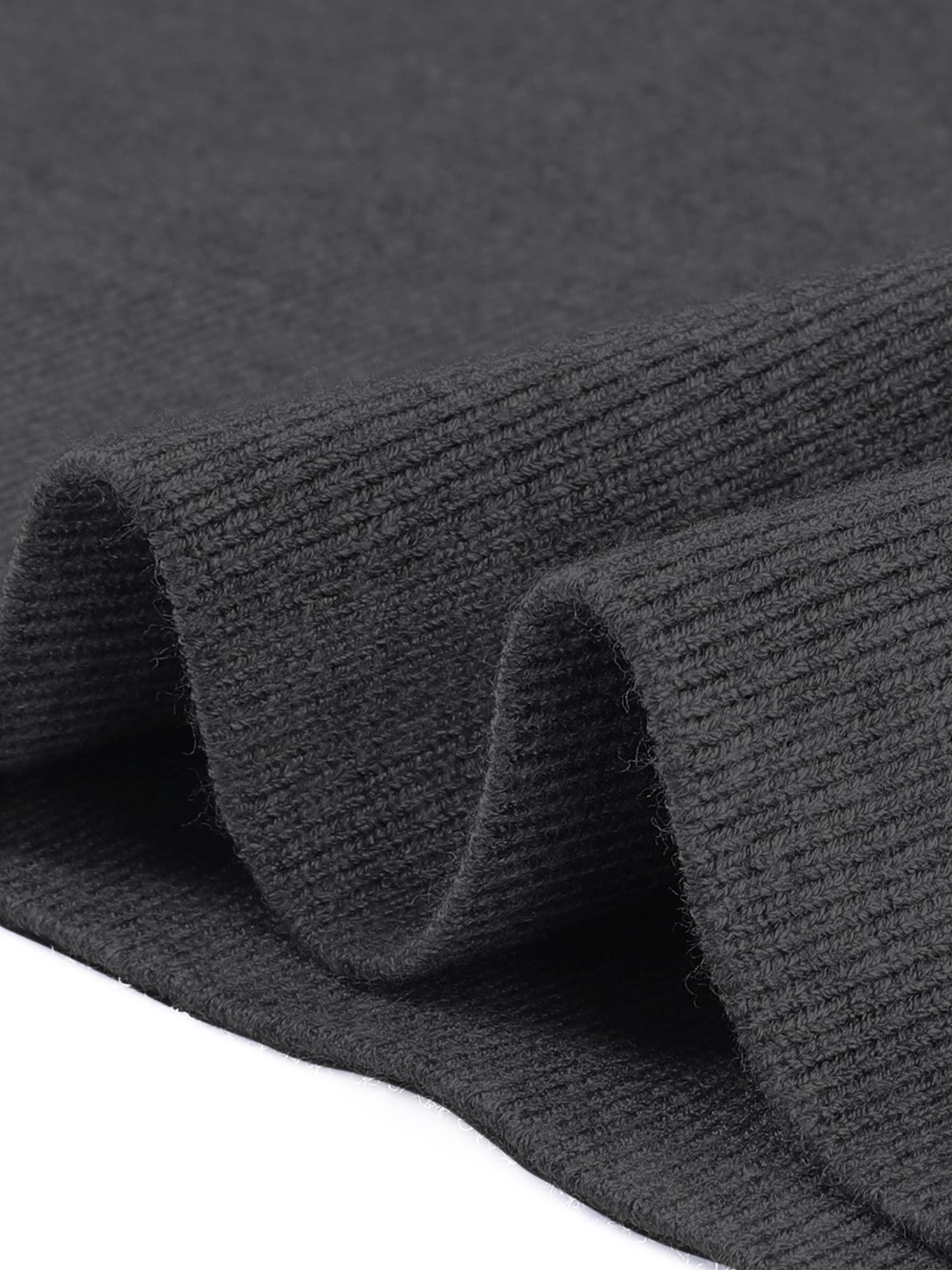 Women's Bodycon Skirt High Waist Stretchy Rib Knit Split Hem Slit Sweater Pencil Skirt