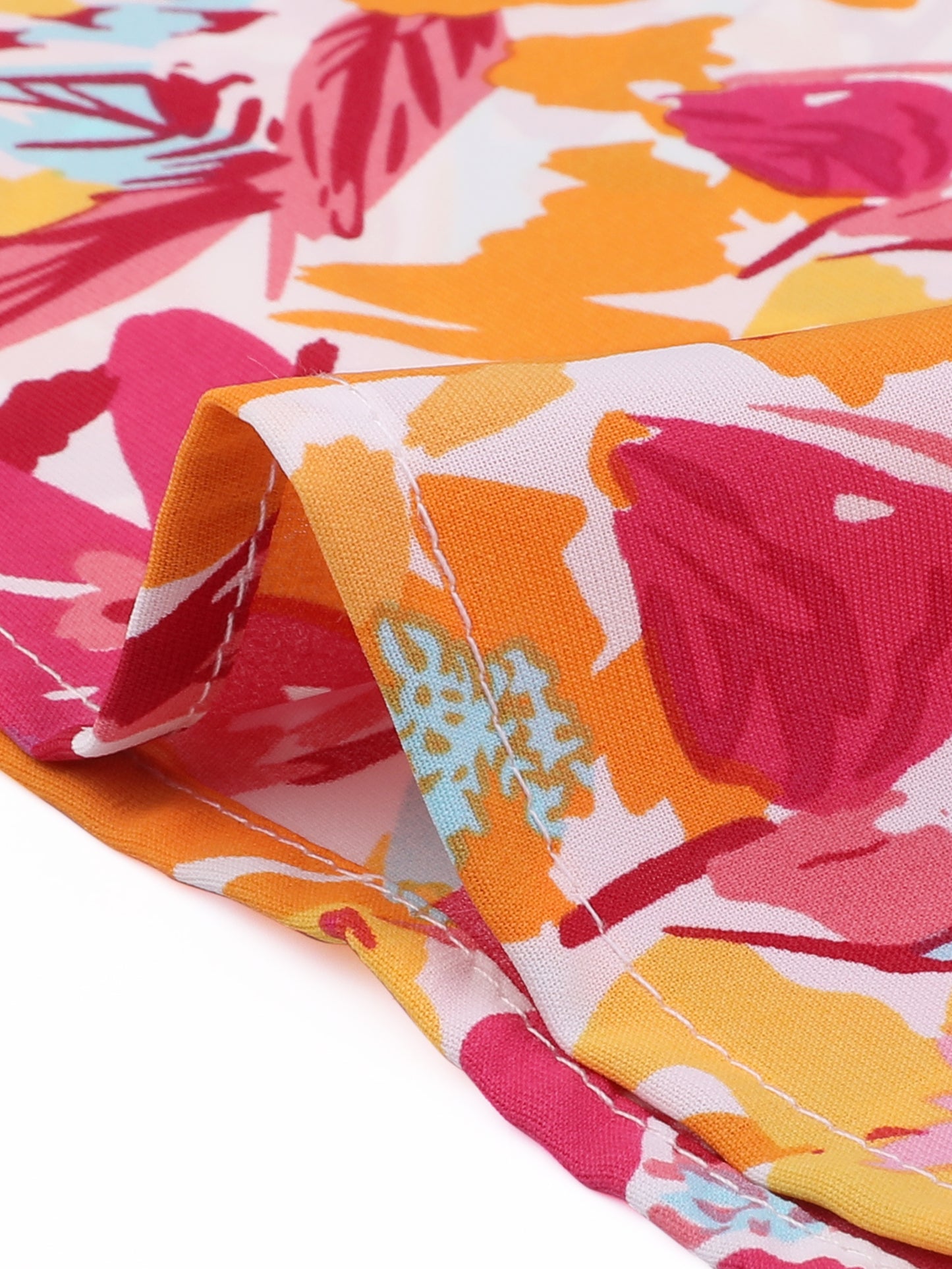 Blusa playera estilo túnica informal de talla grande con estampado floral estilo bohemio para mujer, con mangas 3/4 y lazo