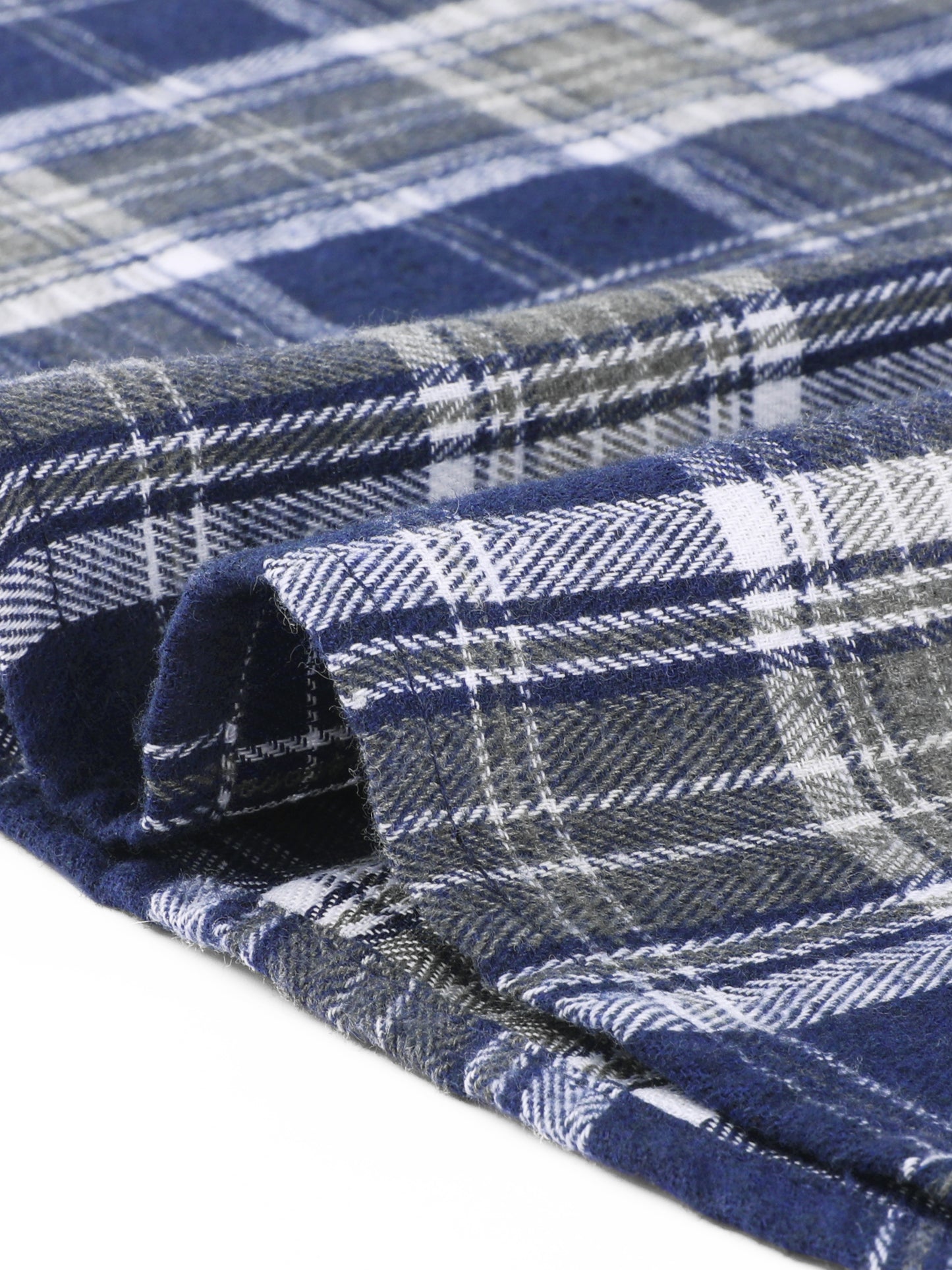 Women's Vintage Plaid Skirt High Elastic Waist Fall Winter A-Line Tartan Midi Skirt