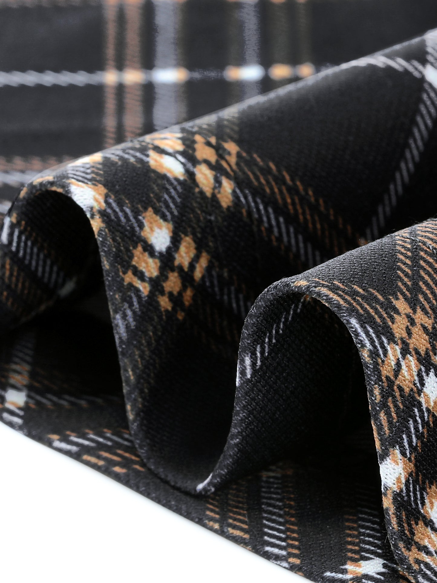 Women Plus Size Overall Dress Vintage Plaid Printed Adjustable Straps Pinafore Dresses Suspender Skirt