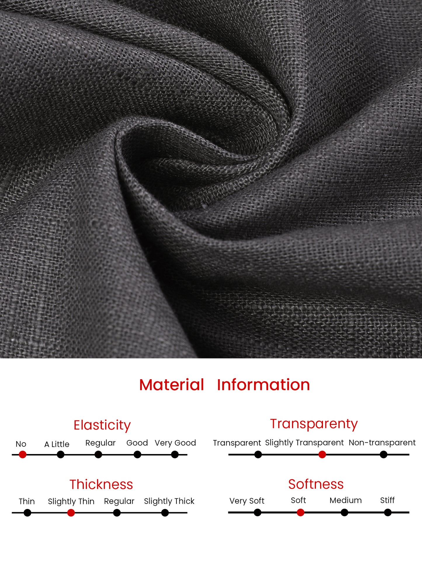 Women's Linen Skirts Slit Button Front Midi Pencil Skirt