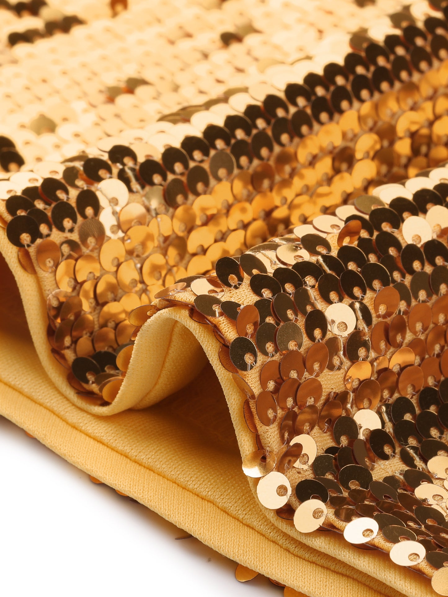 Falda tubo midi de cintura alta con abertura lateral y lentejuelas brillantes para mujer para fiestas y clubes