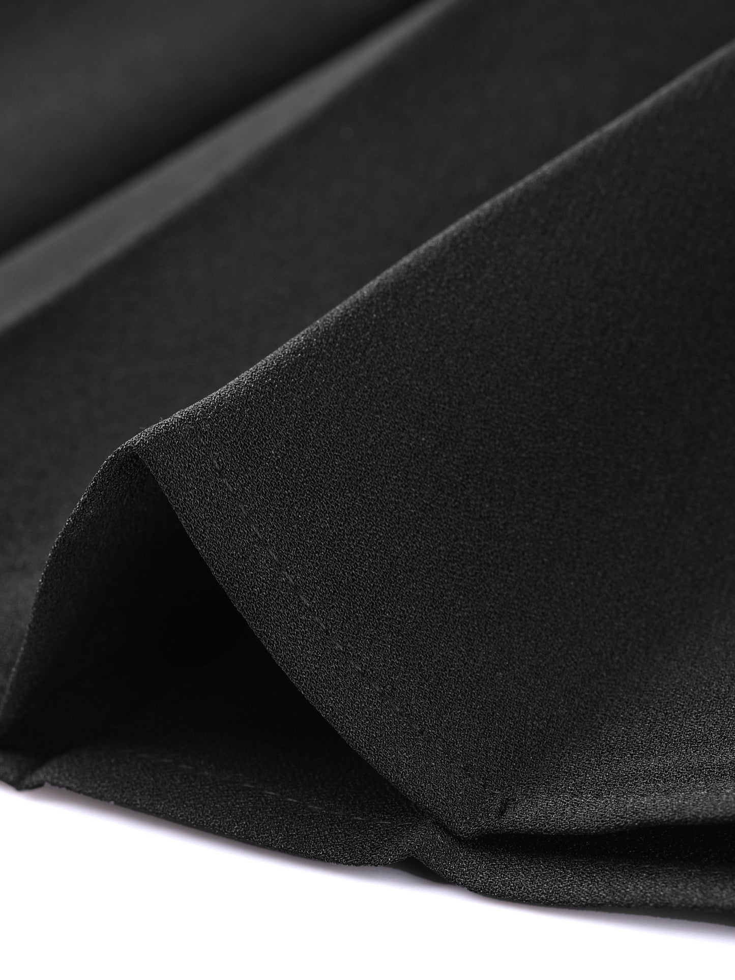 Falda midi plisada de corte A con cintura elástica para mujer