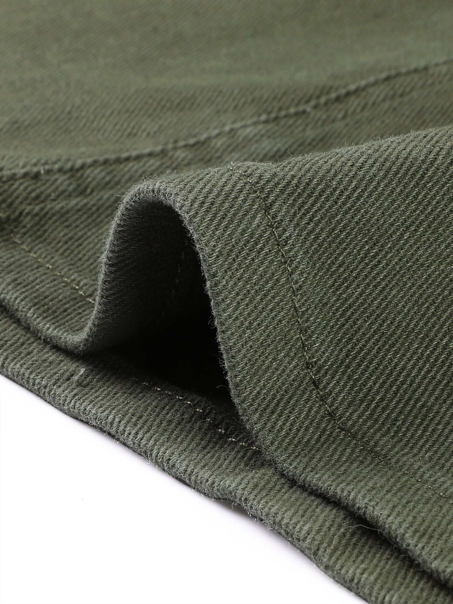 Women's Casual Denim Skirt High Waist Split Back Pockets Midi Jean Skirt