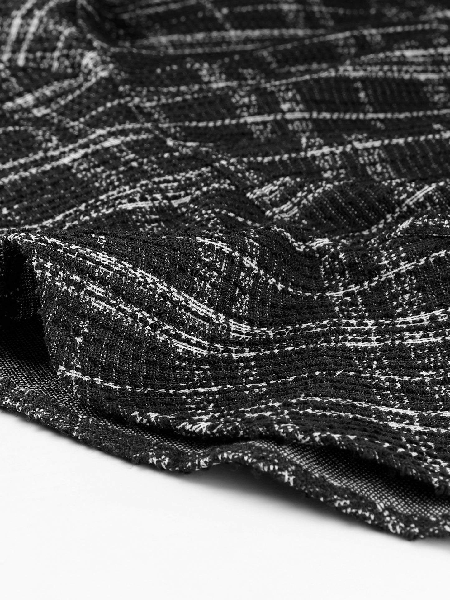 Women's Plaid Skirts Ruffle Hem Button Decor Tweed Mini Skirt