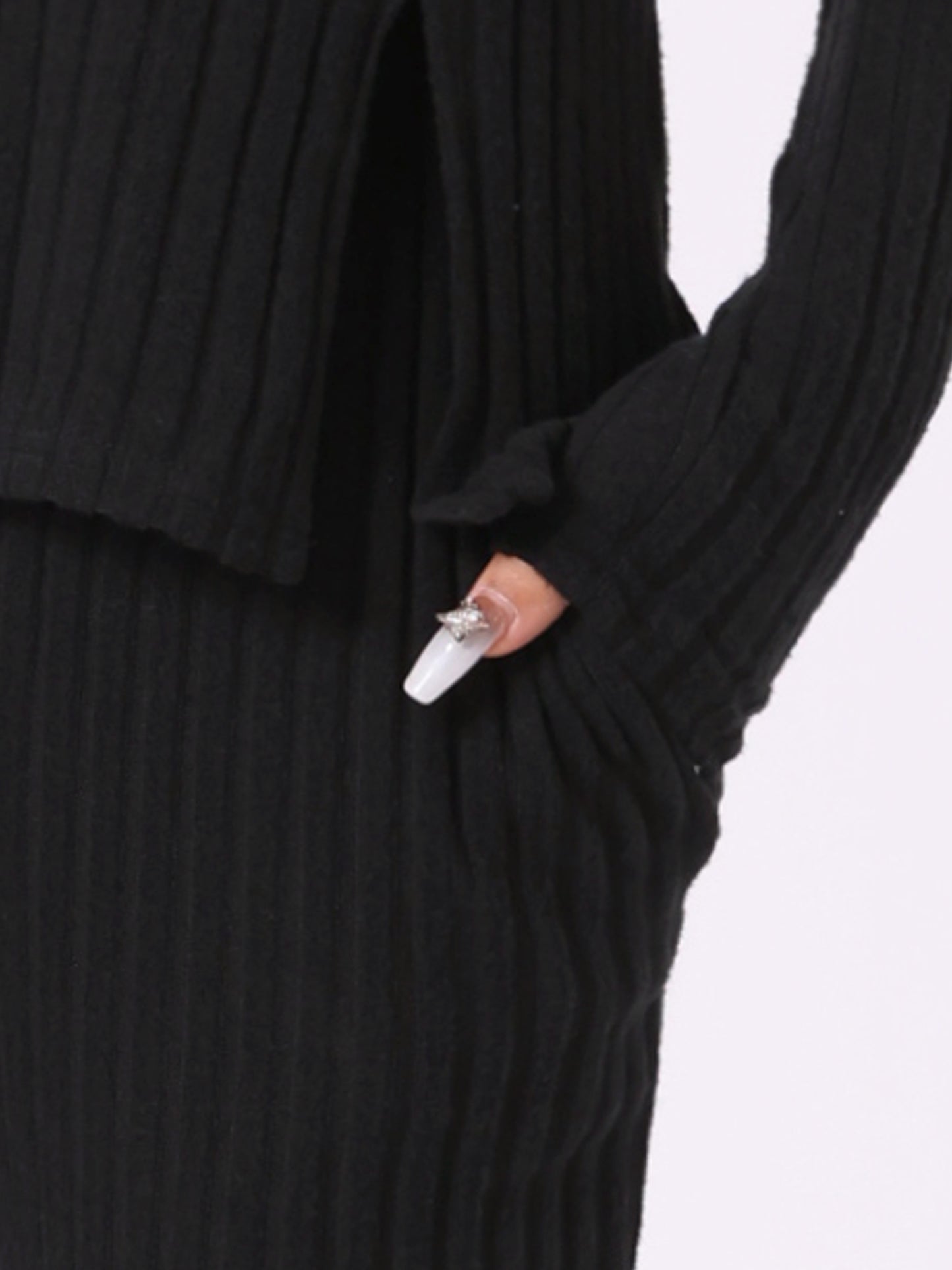 Women's Pajamas Set Crewneck Long Sleeve Sleepwear Soft Pjs Sets with Pocket Loungewear