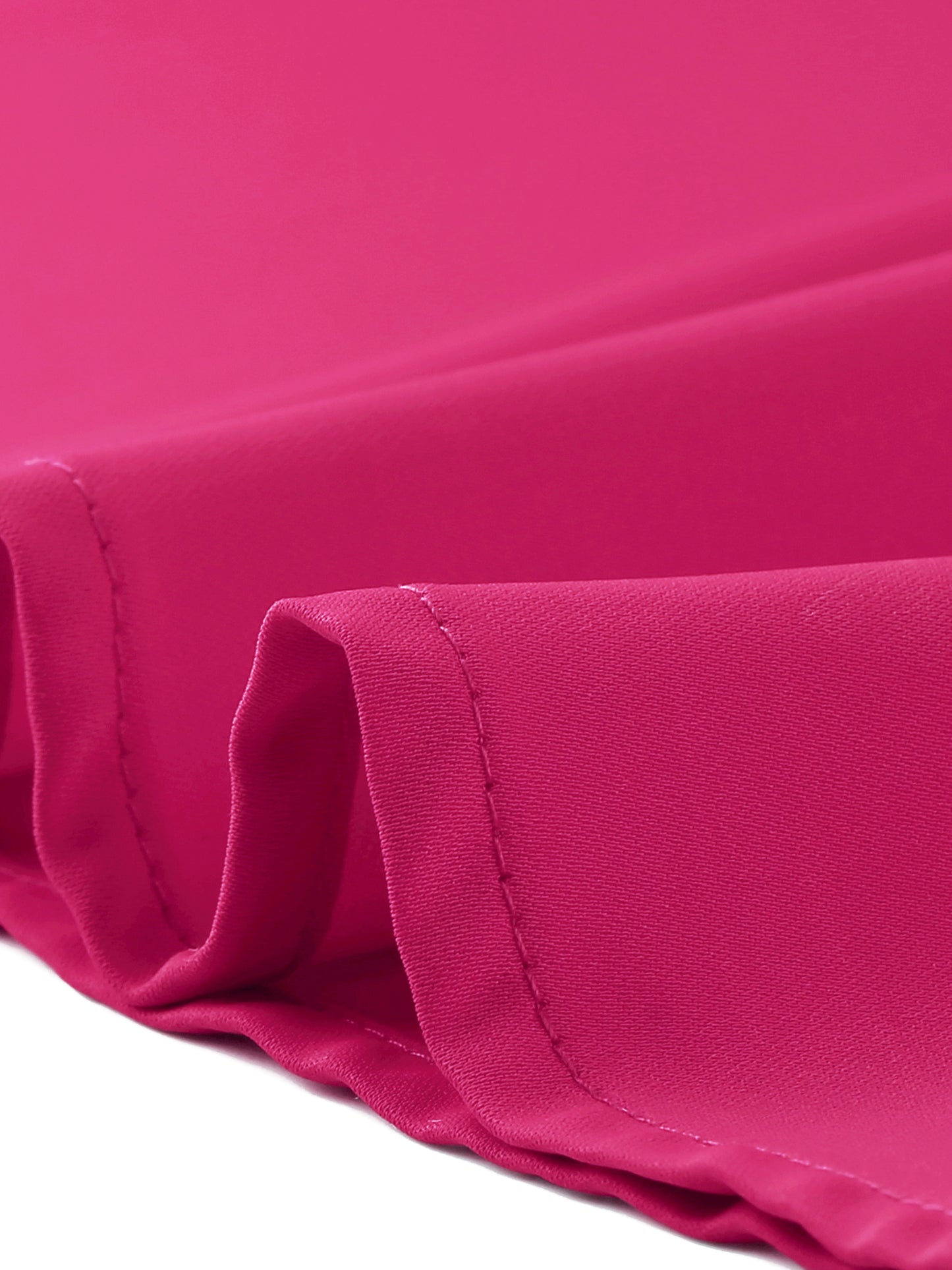 Blusa elegante de gasa con botones y manga larga con cuello con volantes para mujer