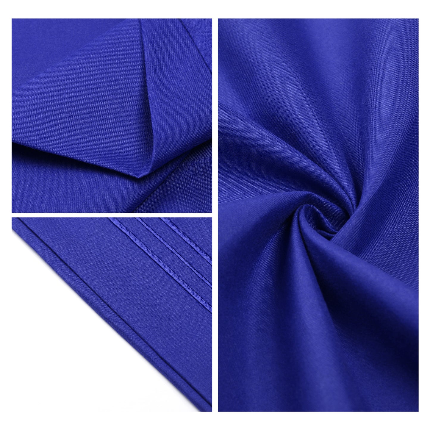 Polyester Pillow Cases Set of 2 for Hair and Skin, Cooling Pillow Covers with Envelope Closure