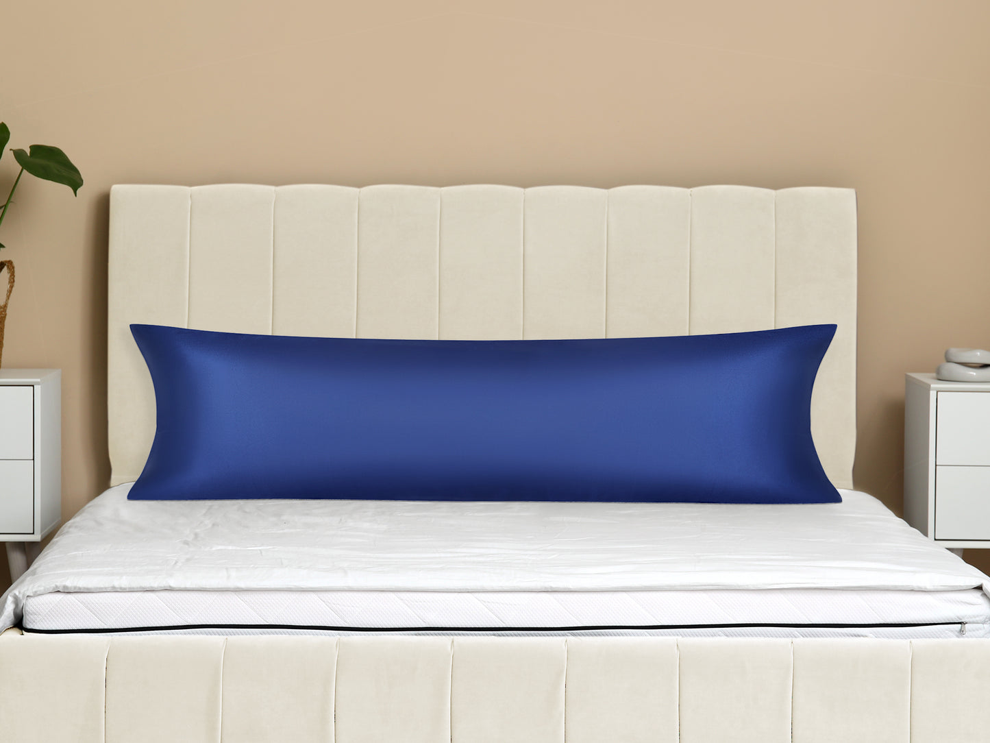 Satin Pillow Cases with 1 Pcs for Hair and Skin Breathable, Covers with Envelope Closure