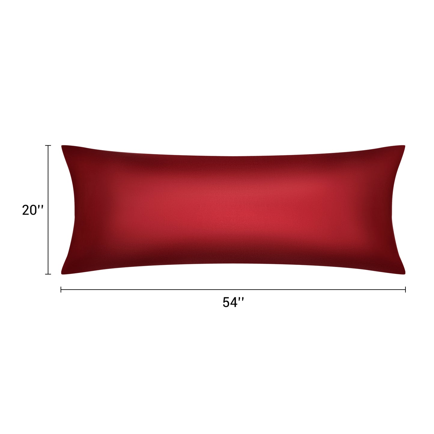 Satin Pillow Cases with 1 Pcs for Hair and Skin Breathable, Covers with Envelope Closure