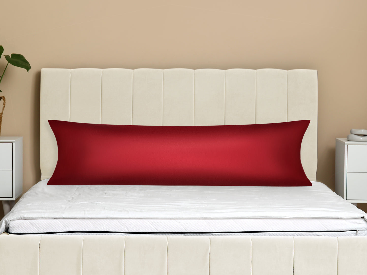 Satin Pillow Cases with 1 Pcs for Hair and Skin Breathable, Covers with Envelope Closure