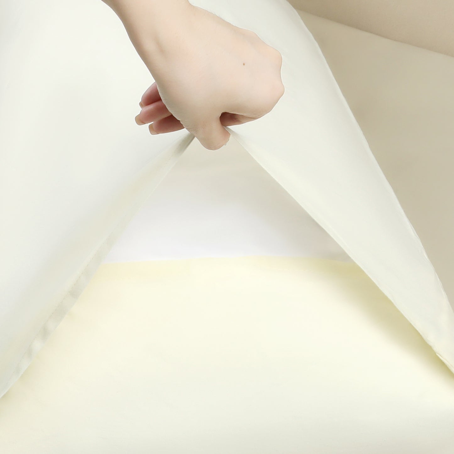 Cotton Pillow Cases, Cooling Pillow with 1 Pcs Covers with Envelope Closure