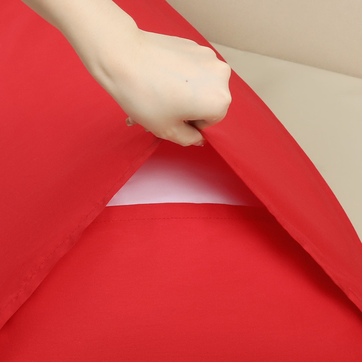 Cotton Pillow Cases, Cooling Pillow with 1 Pcs Covers with Envelope Closure