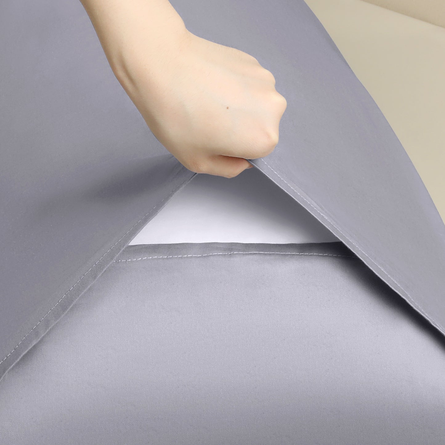 Cotton Pillow Cases, Cooling Pillow with 1 Pcs Covers with Envelope Closure