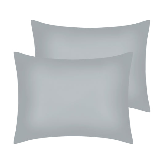 Satin Pillow Cases for Hair and Skin, Cooling Pillow Covers Set of 2 with Envelope Closure
