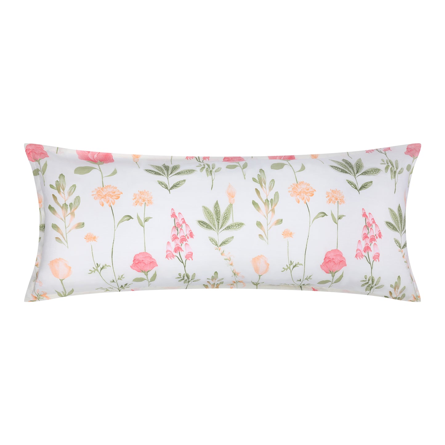 Pillowcase for Hair and Skin Breathable, 1 Pcs Soft Floral Pillow Cases with Envelope Closure